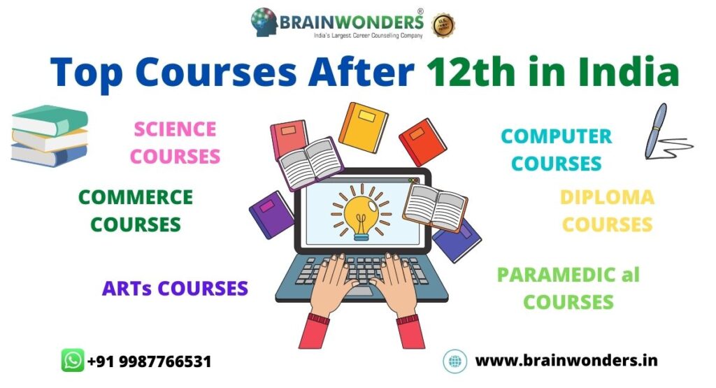 what are the best course after 12th in Arts,science.commerce